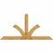 Ekena Millwork Richland Rough Sawn Timber Gable Bracket, Western Red Cedar, 96"W x 48"H x 6"D x 6"F, 12/12 Pitch GBW096X48X0606RIC00RWR - alternate 1